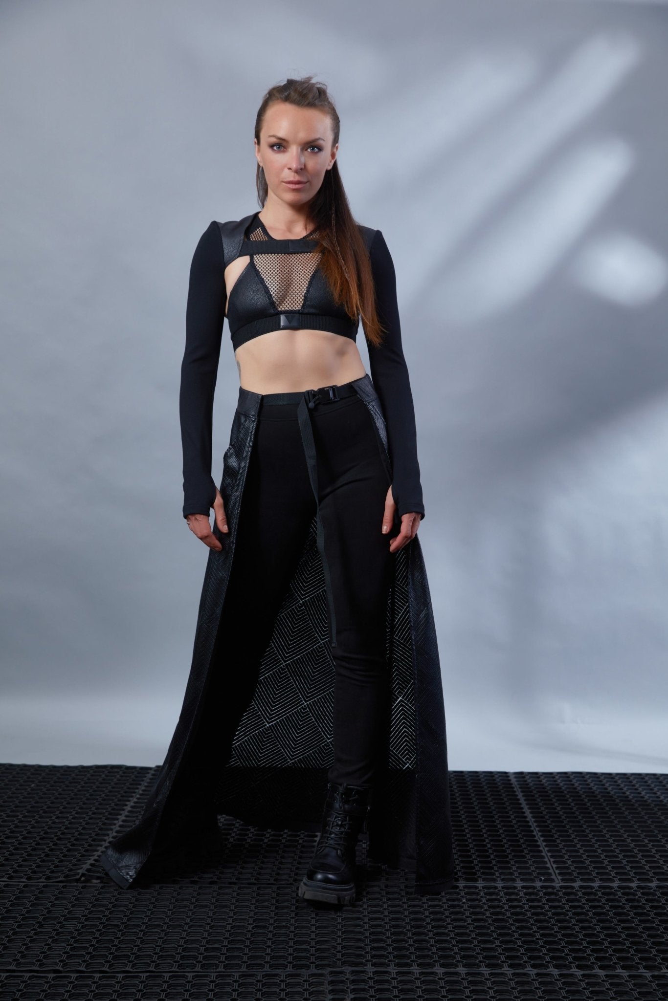 CT7 Crop top noir