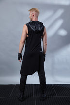 ERH Schwarze Kapuze mit Magnetschnalle