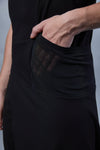 ERL Asymmetric sleeveless shirt with ERH hood