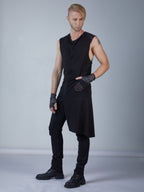 ERL Black asymmetric shirt