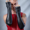 FG40-PU Black fingerless gloves - zolnar