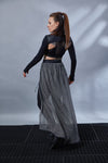 FS-M Black and silver festival open skirt - zolnar