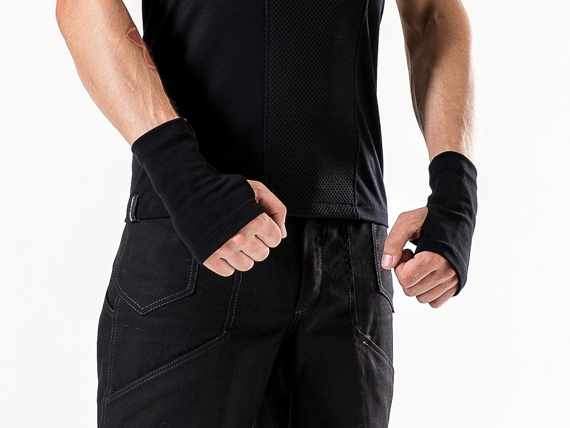 WRW-8 Graue Armstulpen