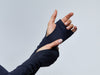 FG-8 Grey fingerless gloves