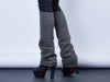 LG sq Grey leg warmers