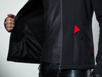 SIX-R ​​Schwarze Softshelljacke, reflektierend
