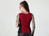 KA-6 Red sleeveless top