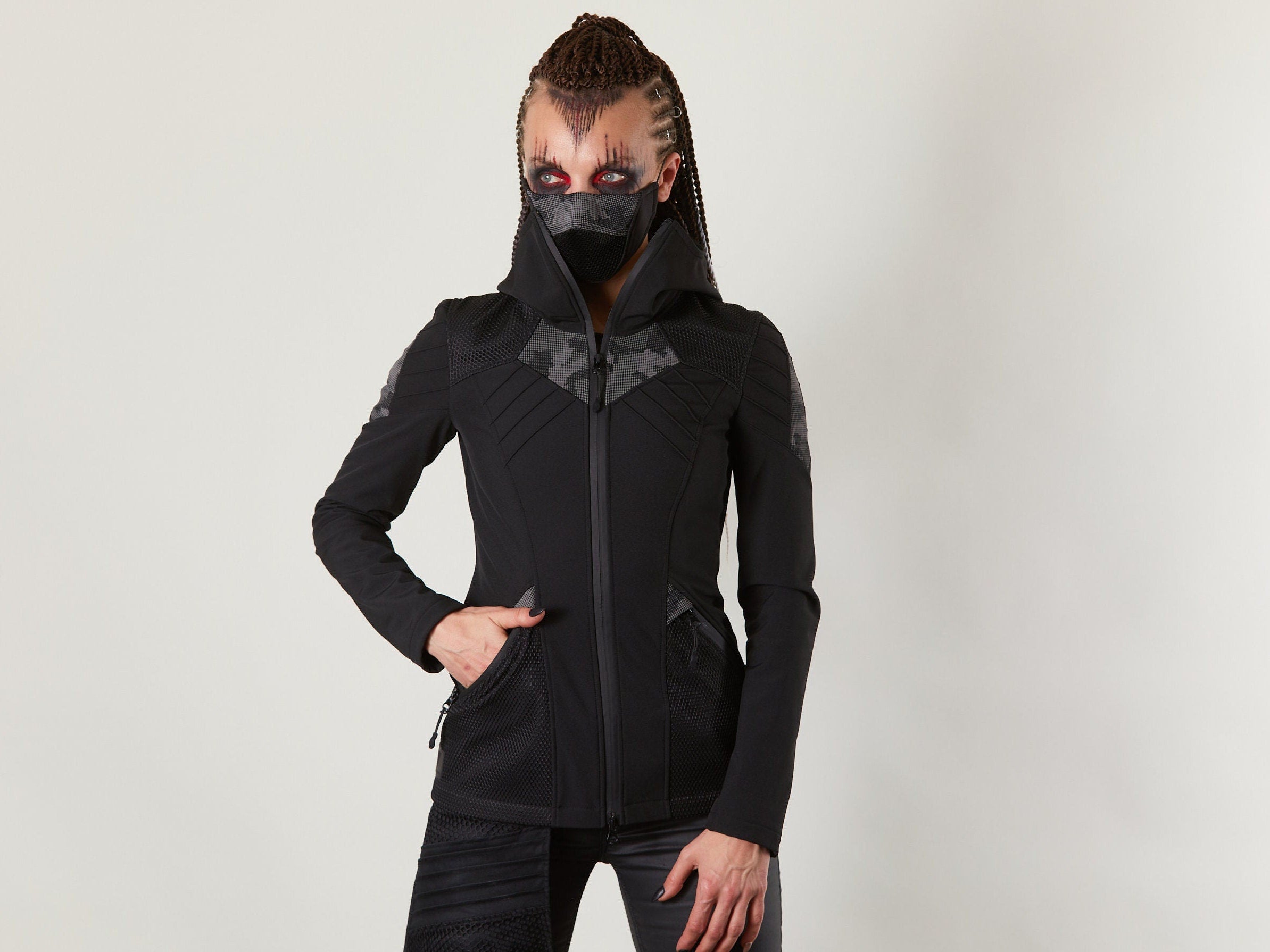 SIX-R ​​Sci-Fi-Techwear-Jacke