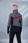 LL-8 Men's gray asymmetrical sweater