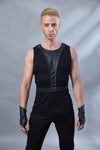 SE Long black sleeveless shirt