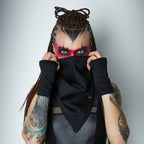 SC2 Q8 Black infinity scarf