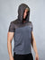 MTS-8 Gray hooded t-shirt