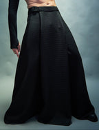 SK-C Schwarzer Herren-Maxirock mit versteckter Tasche