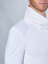 AB-003 White futuristic sweater