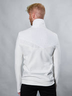 PR-00 Weißer futuristischer Pullover