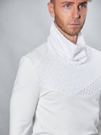 PR-00 Weißer futuristischer Pullover