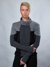 PT HS-8 Gray black pullover