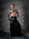 SH-EL Black elastic sleeve harness