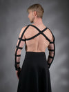 SH-EL Black elastic sleeve harness