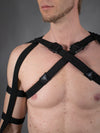 SH-EL Black elastic sleeve harness