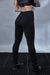 PA-LG Black leggings, suede faux leather - zolnar