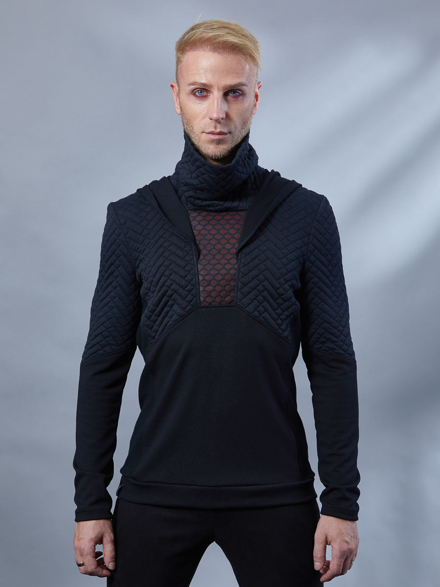 PP Black futuristic hoodie 