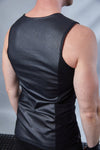 RA2 Black sleeveless shirt with red insert - zolnar