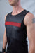 RA2 Black sleeveless shirt with red insert - zolnar