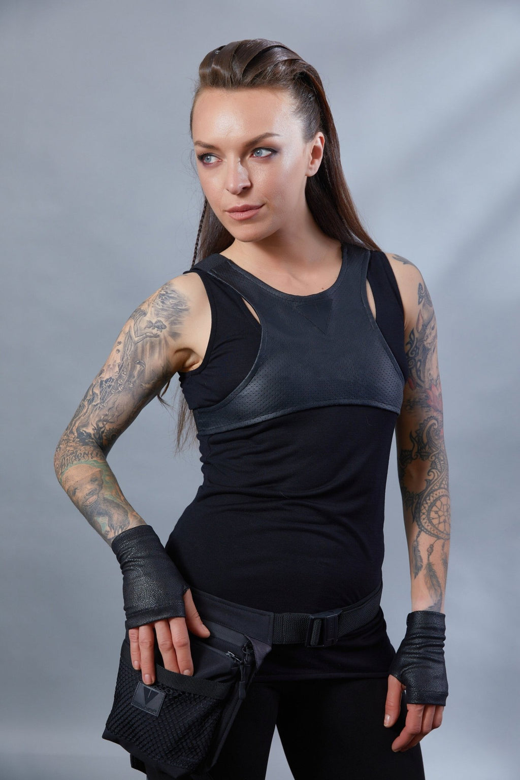 SE Black sleeveless tank top - zolnar
