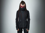 SIX Black cyberpunk softshell jacket