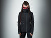 SIX Black cyberpunk softshell jacket