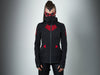 SIX Black cyberpunk softshell jacket