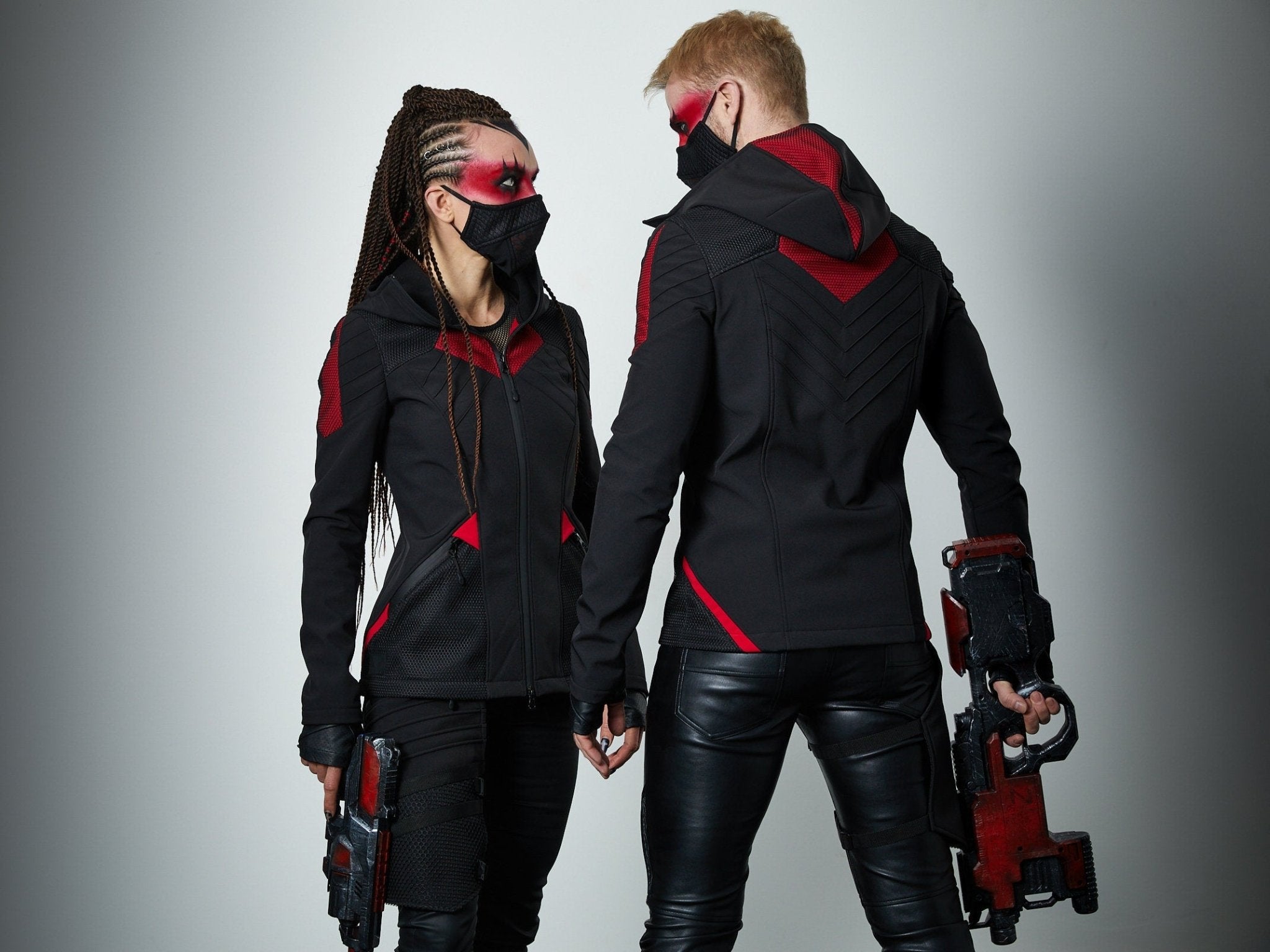 SIX Cyberpunk-Softshelljacke