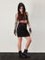 SK Black pencil skirt, high waist