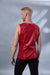 ST-L-6 Red faux leather sleeveless shirt - zolnar