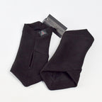 X-WRWs Black faux suede leather gloves - zolnar